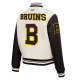 NHL Boston Bruins Retro Classic Womens Varsity Jacket NHL Boston Bruins Retro Classic Womens Varsity Jacket