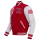 NHL Detroit Red Wings Retro Classic Rib Red Varsity Jacket NHL Detroit Red Wings Retro Classic Rib Red Varsity Jacket