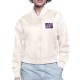 NY Giants Printed Logo Varsity Satin Jacket