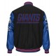 NY Giants Super Bowl XLVI Black and Blue Varsity Jacket NY Giants Super Bowl XLVI Black and Blue Varsity Jacket