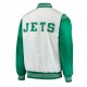NY Jets Varsity Starter White and Green Jacket NY Jets Varsity Starter White and Green Jacket