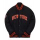 NY Knicks 10 Varsity Black Jacket NY Knicks 10 Varsity Black Jacket