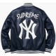 NY Yankees Letterman Varsity Black Leather Jacket NY Yankees Letterman Varsity Black Leather Jacket