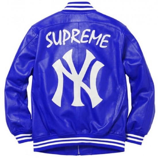 NY Yankees Letterman Varsity Genuine Leather Jacket NY Yankees Letterman Varsity Genuine Leather Jacket