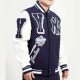 NY Yankees MBL Mash Up Logo Letterman Varsity Jacket NY Yankees MBL Mash Up Logo Letterman Varsity Jacket