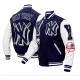NY Yankees MBL Mash Up Logo Letterman Varsity Jacket NY Yankees MBL Mash Up Logo Letterman Varsity Jacket