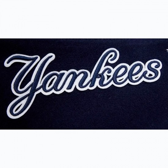 NY Yankees MBL Mash Up Logo Letterman Varsity Jacket NY Yankees MBL Mash Up Logo Letterman Varsity Jacket