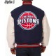 Navy White Detroit Pistons Varsity Jacket Navy White Detroit Pistons Varsity Jacket