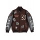 Negro League Baseball Brown Varsity Jacket Negro League Baseball Brown Varsity Jacket
