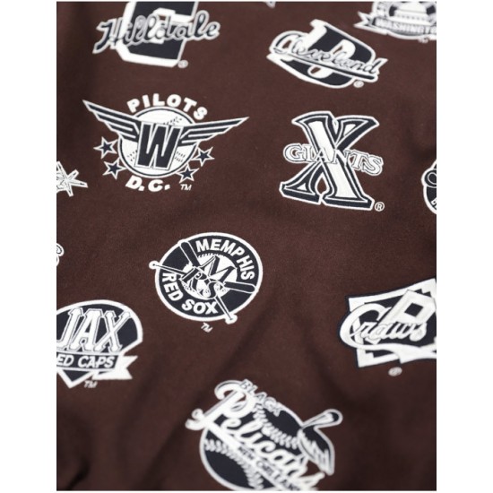 Negro League Baseball Brown Varsity Jacket Negro League Baseball Brown Varsity Jacket
