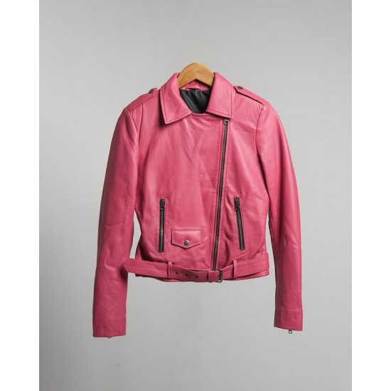 New Barbie Pink Leather Jacket New Barbie Pink Leather Jacket