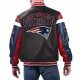 New England Patriots Black Varsity Leather Jacket