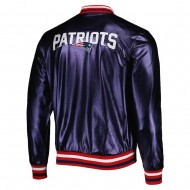 New England Patriots Metallic Navy Jacket