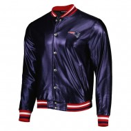 New England Patriots Metallic Navy Jacket