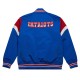 New England Patriots Midweight Royal Satin Jacket