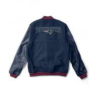 New England Patriots Navy Varsity Jacket