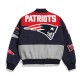 New England Patriots Pennant Navy Varsity Wool Jacket