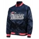New England Patriots Raglan Full-Snap Satin Jacket