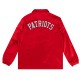 New England Patriots Red Satin Windbreaker New England Patriots Red Satin Windbreaker