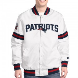 New England Patriots Scout Varsity Satin Jacket
