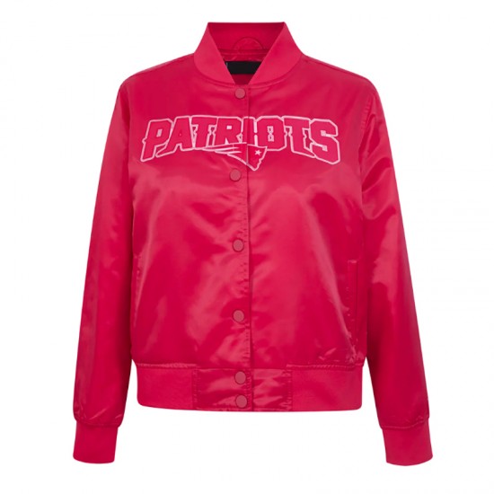 New England Patriots Triple Pink Satin Jacket