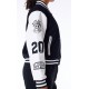 New Era Womens Black Varsity Jacket New Era Womens Black Varsity Jacket