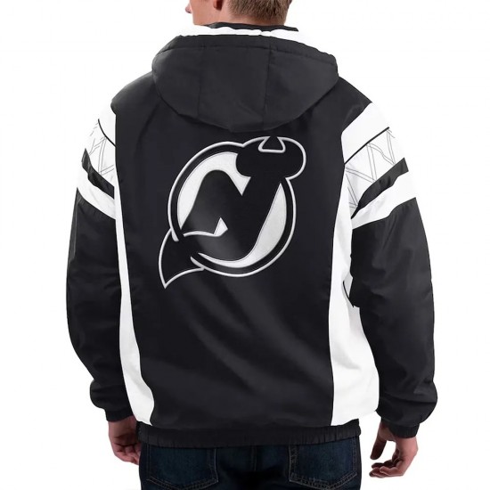 New Jersey Devils Half-Zip Hoodie Jacket