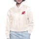 New Jersey Devils Printed Logo Varsity Satin Jacket New Jersey Devils Printed Logo Varsity Satin Jacket