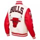 New Letterman Chicago Bulls White and Red Mens Vintage Varsity Jacket New Letterman Chicago Bulls White and Red Mens Vintage Varsity Jacket