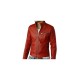 New Men's Red Biker Fashion Quilted Motorcycle Cafe Racer Leather Jacket New Men's Red Biker Fashion Quilted Motorcycle Cafe Racer Leather Jacket