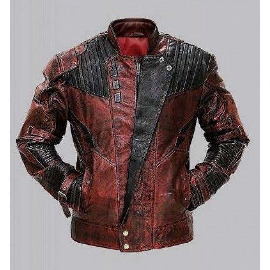 New Men's Star Lord Chris Pratt Leather Jacket New Men's Star Lord Chris Pratt Leather Jacket