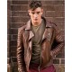 New Mens Kay Michaels Quilted Creased Antique Brown Jacket New Mens Kay Michaels Quilted Creased Antique Brown Jacket