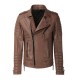 New Mens Kay Michaels Quilted Creased Antique Brown Jacket New Mens Kay Michaels Quilted Creased Antique Brown Jacket