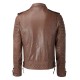 New Mens Kay Michaels Quilted Creased Antique Brown Jacket New Mens Kay Michaels Quilted Creased Antique Brown Jacket