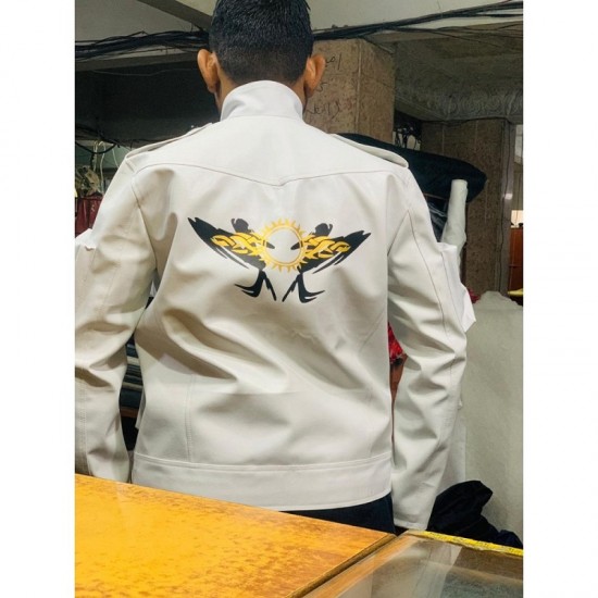 New Mens Kyo Kusanagi King Of Fighters Leather Jacket New Mens Kyo Kusanagi King Of Fighters Leather Jacket