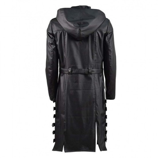 New Mens Pubg Leather Hooded Trench, How To Get The Trench Coat In Pubg