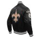 New Orleans Saints Mashup Classic Rib Satin Jacket New Orleans Saints Mashup Classic Rib Satin Jacket