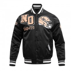 New Orleans Saints Mashup Classic Rib Satin Jacket