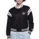 New Orleans Saints Printed Logo Varsity Satin Jacket New Orleans Saints Printed Logo Varsity Satin Jacket
