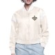 New Orleans Saints Printed Logo Varsity Satin Jacket New Orleans Saints Printed Logo Varsity Satin Jacket