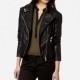 New Women's Aster Black Leather Biker Jacket New Women's Aster Black Leather Biker Jacket