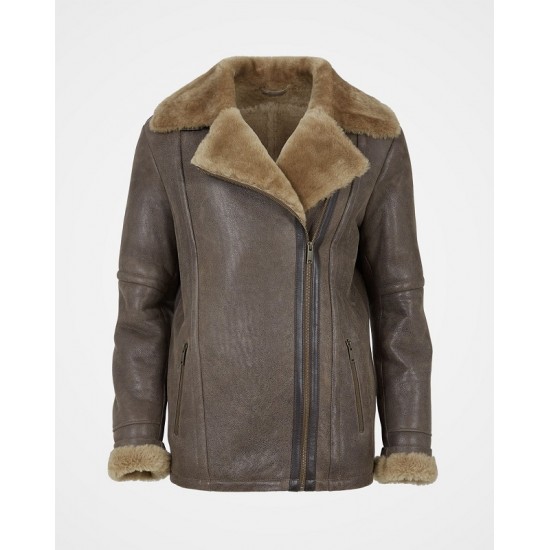 New Womens Aviator B3 Sherling Winter Jacket New Womens Aviator B3 Sherling Winter Jacket
