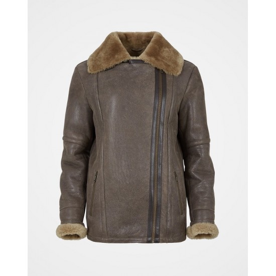 New Womens Aviator B3 Sherling Winter Jacket New Womens Aviator B3 Sherling Winter Jacket