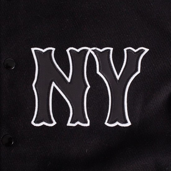 New York Black Yankees Negro League Varsity Jacket New York Black Yankees Negro League Varsity Jacket