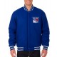 New York Rangers Bomber Royal Blue Wool Jacket New York Rangers Bomber Royal Blue Wool Jacket