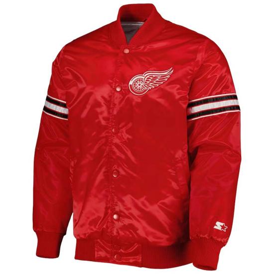 Nicklas Lidstrom Detroit Red Wings Varsity Jacket Nicklas Lidstrom Detroit Red Wings Varsity Jacket