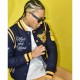 North Carolina A T University Unisex Navy Blue Varsity Jacket North Carolina A T University Unisex Navy Blue Varsity Jacket