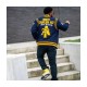 North Carolina A T University Unisex Navy Blue Varsity Jacket North Carolina A T University Unisex Navy Blue Varsity Jacket