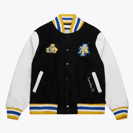 North Carolina A&T Aggies Homecoming Varsity Jacket North Carolina A&T Aggies Homecoming Varsity Jacket