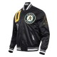Oakland Athletics Mashup Classic Rib Satin Jacket